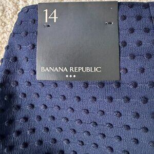 Banana Republic Navy Pencil Skirt Size 14